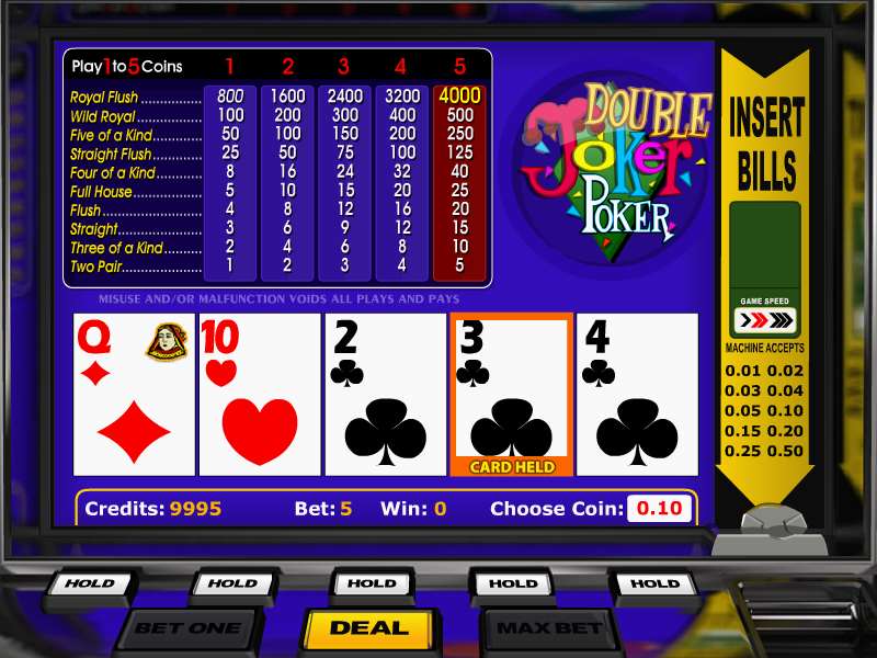 Скриншот Double Joker Poker
