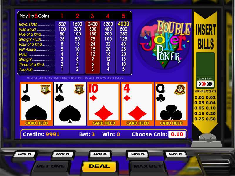 Скриншот Double Joker Poker